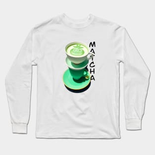 Matcha tea time Long Sleeve T-Shirt